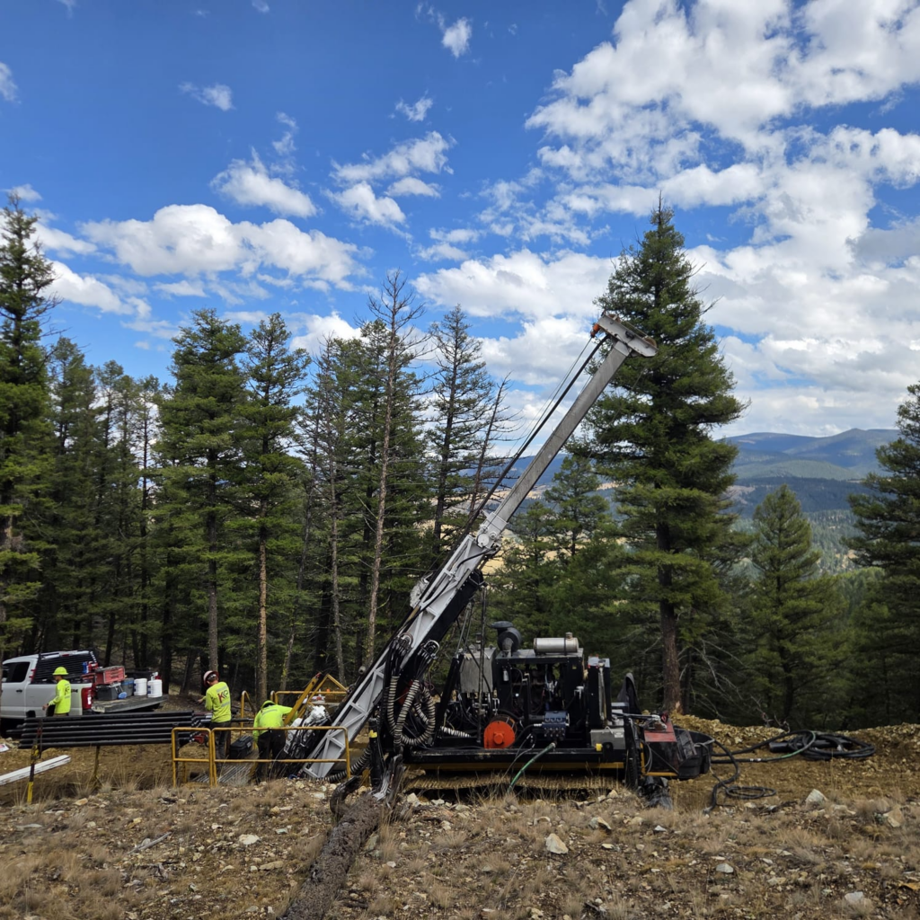 Drilling operations at the Smart Creek Project, from Domestic Metals' official photo gallery