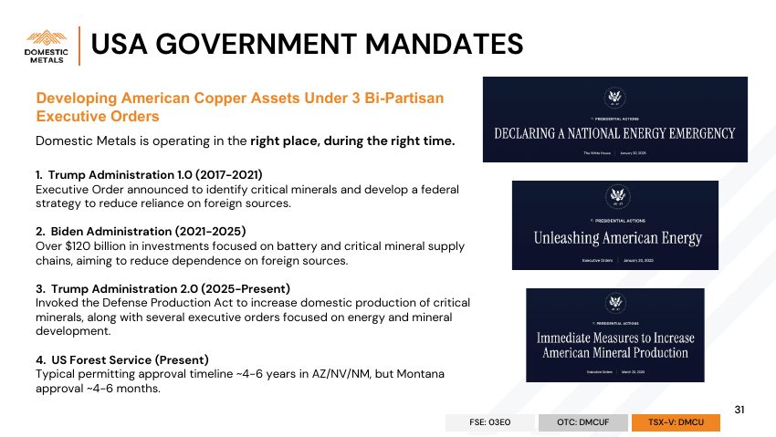 Domestic Metals September 2026 presentation, slide 31 of 32